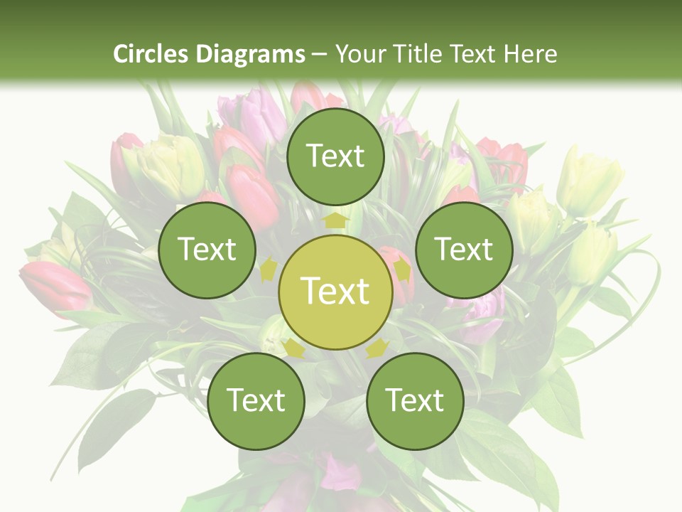 Composition Pink Spring PowerPoint Template