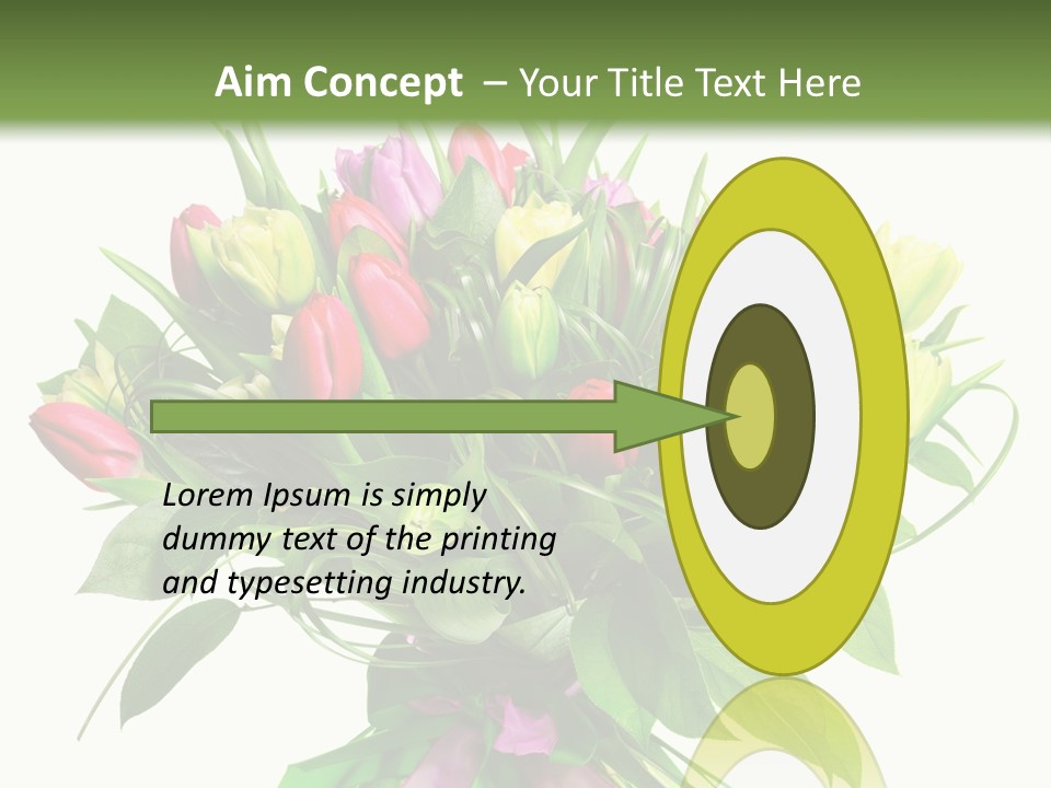 Composition Pink Spring PowerPoint Template