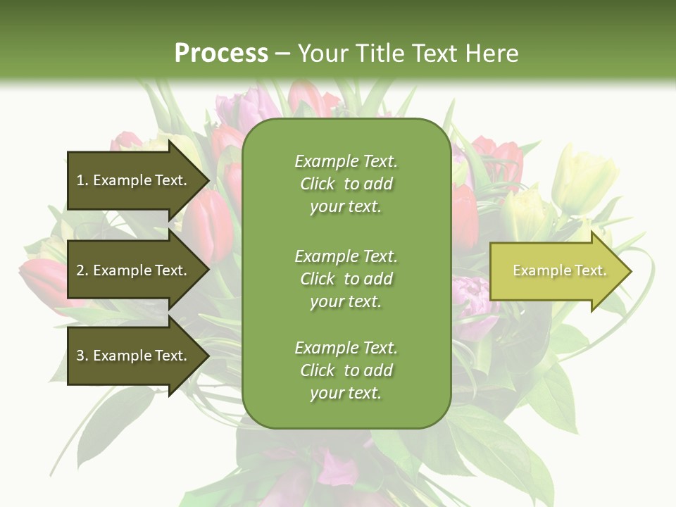 Composition Pink Spring PowerPoint Template