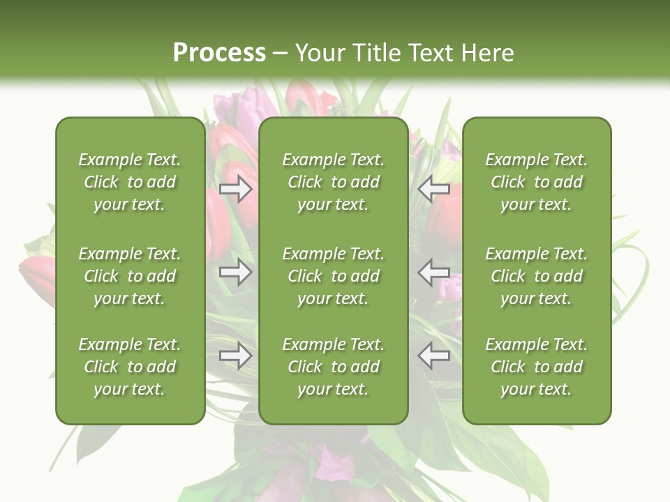 Composition Pink Spring PowerPoint Template