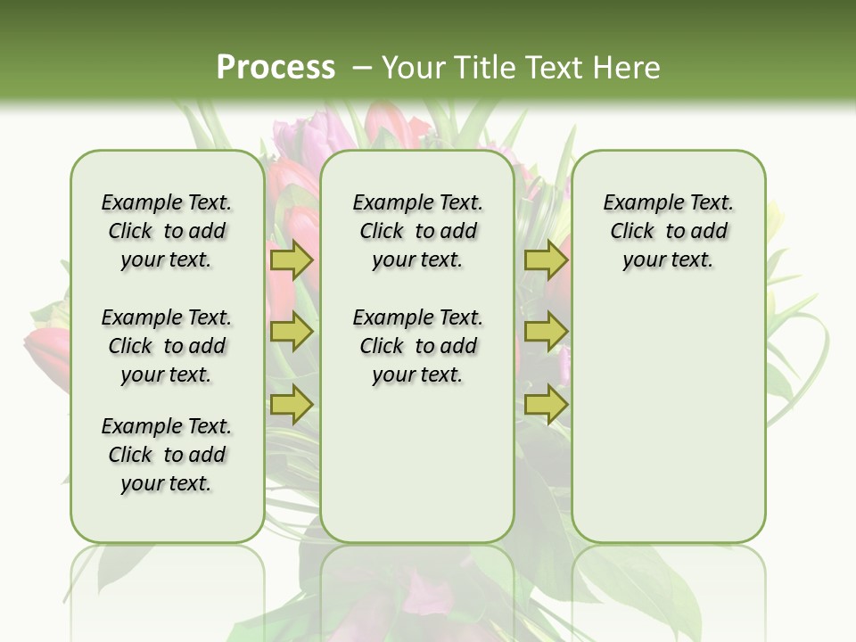 Composition Pink Spring PowerPoint Template