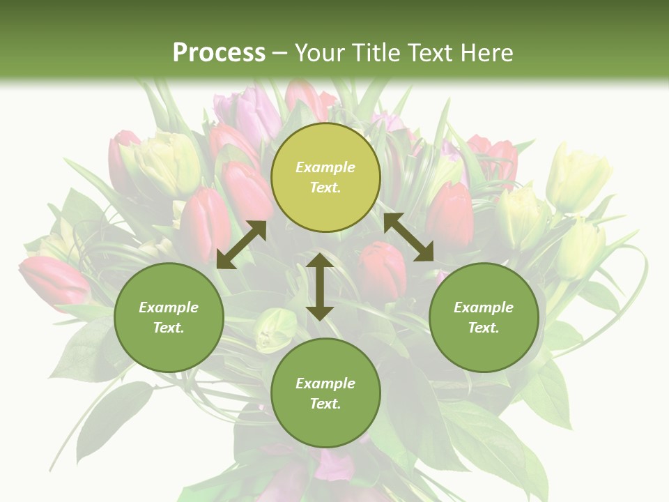 Composition Pink Spring PowerPoint Template