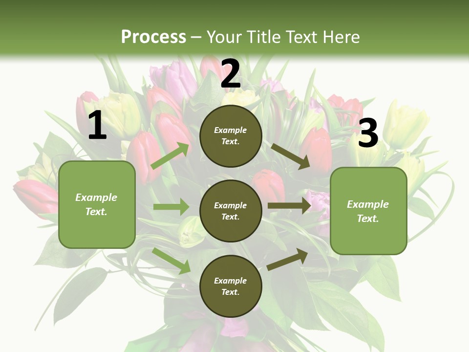 Composition Pink Spring PowerPoint Template