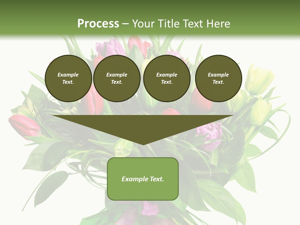 Composition Pink Spring PowerPoint Template