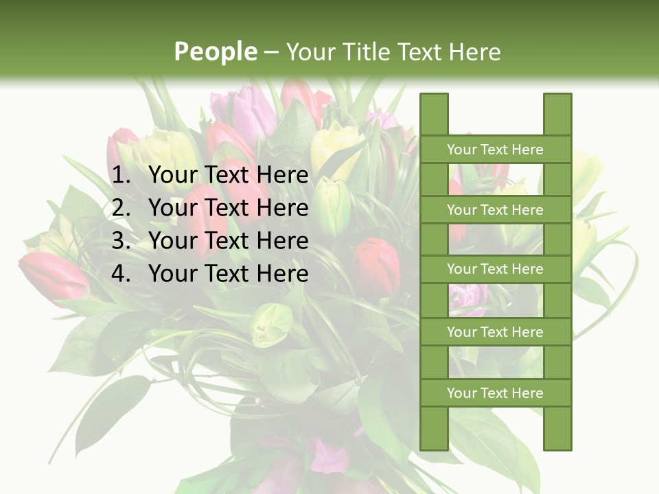 Composition Pink Spring PowerPoint Template