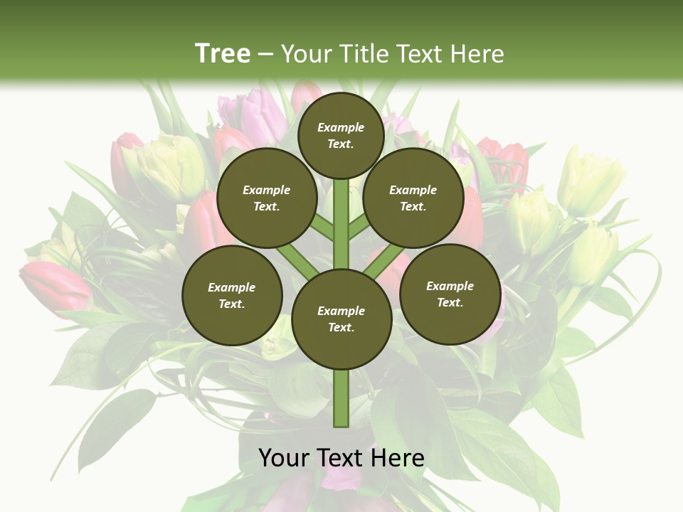 Composition Pink Spring PowerPoint Template
