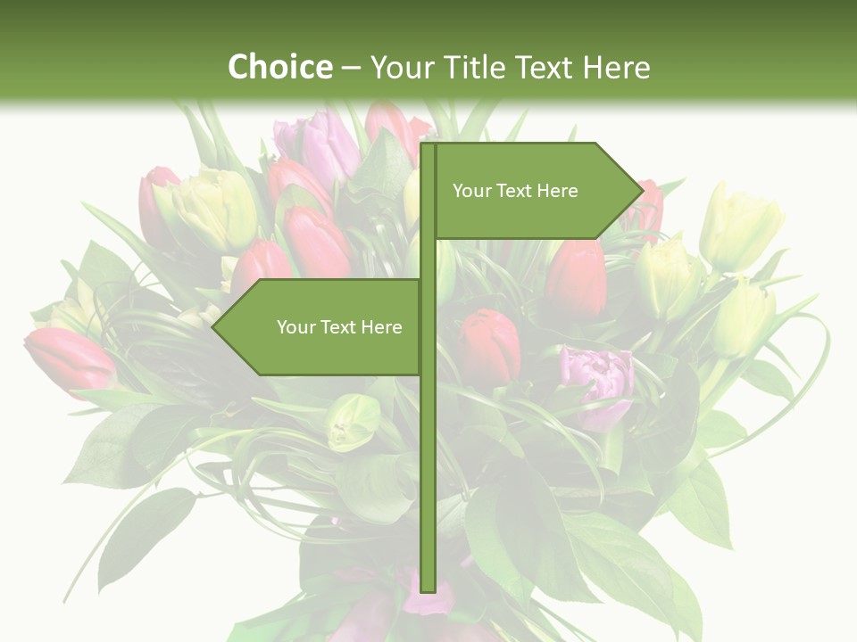 Composition Pink Spring PowerPoint Template