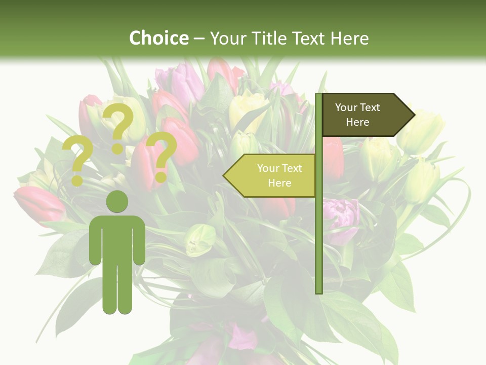 Composition Pink Spring PowerPoint Template