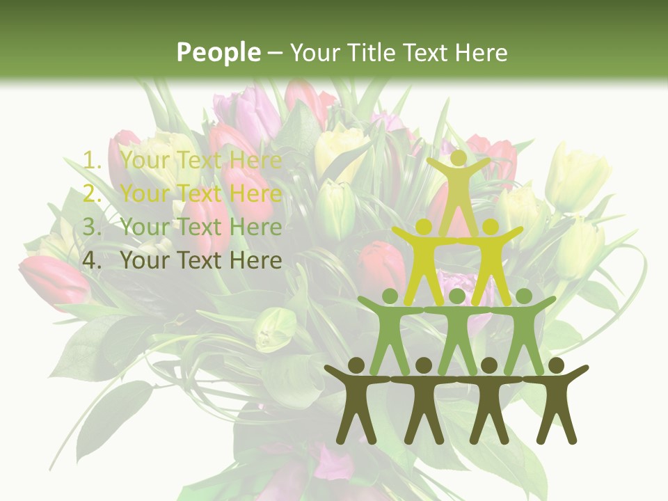 Composition Pink Spring PowerPoint Template