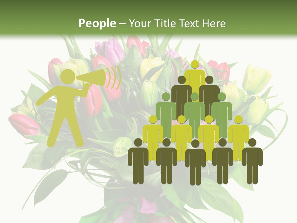 Composition Pink Spring PowerPoint Template