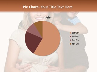 Portrait Embrace Happy Family PowerPoint Template