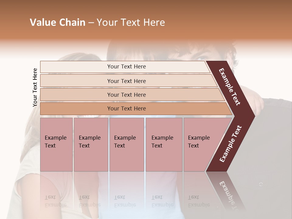 Years Isolated Family Happy PowerPoint Template