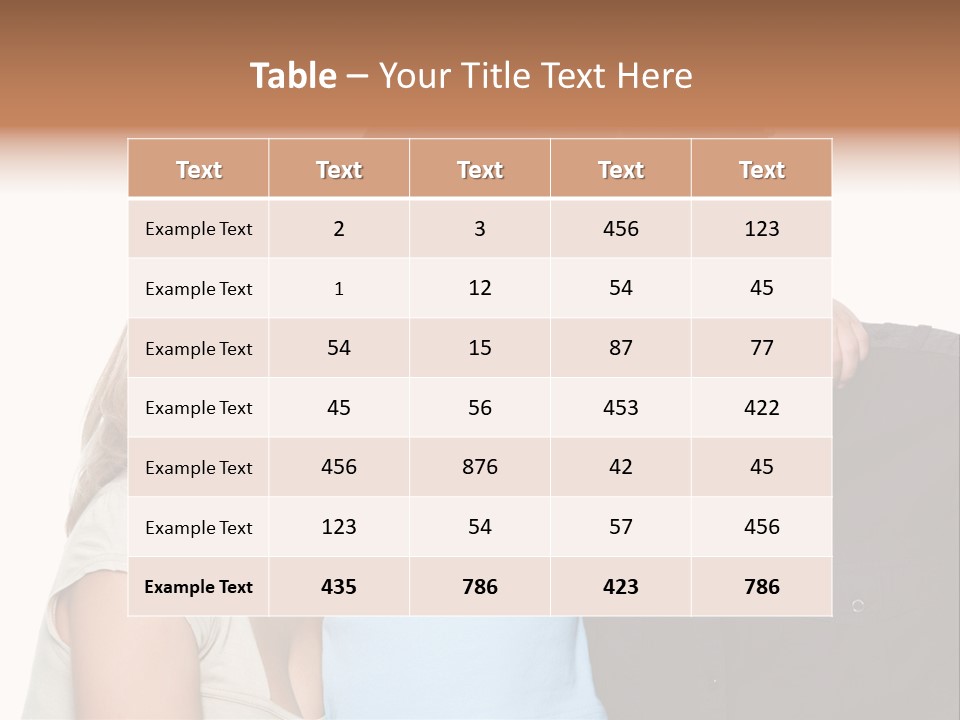 Years Isolated Family Happy PowerPoint Template