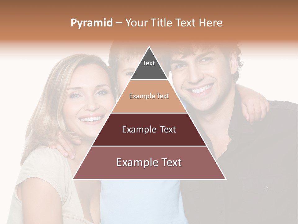 Years Isolated Family Happy PowerPoint Template