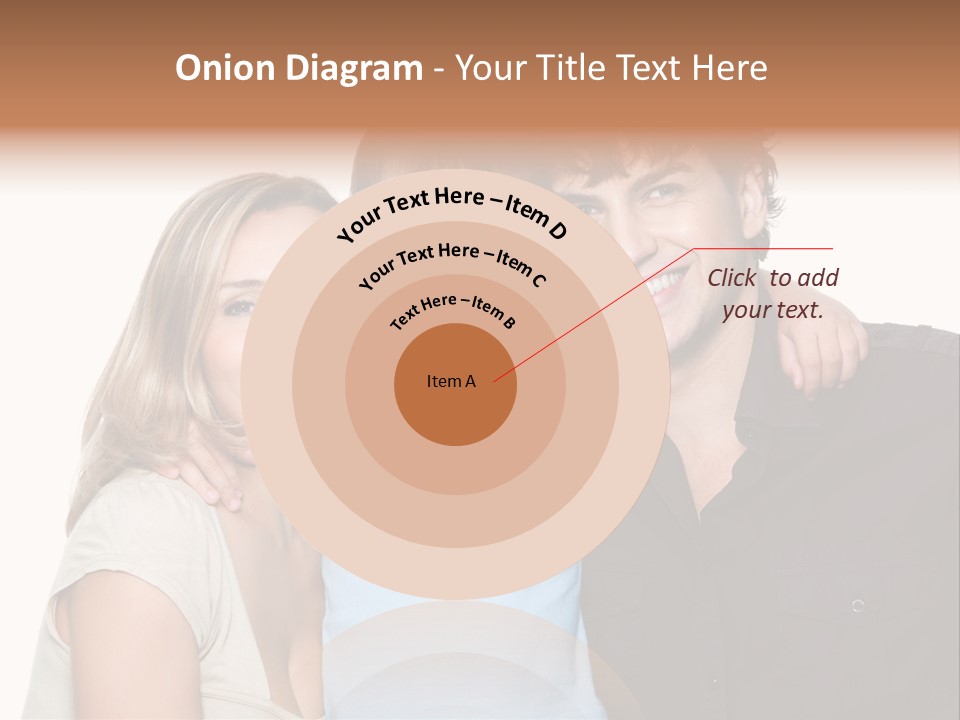 Years Isolated Family Happy PowerPoint Template