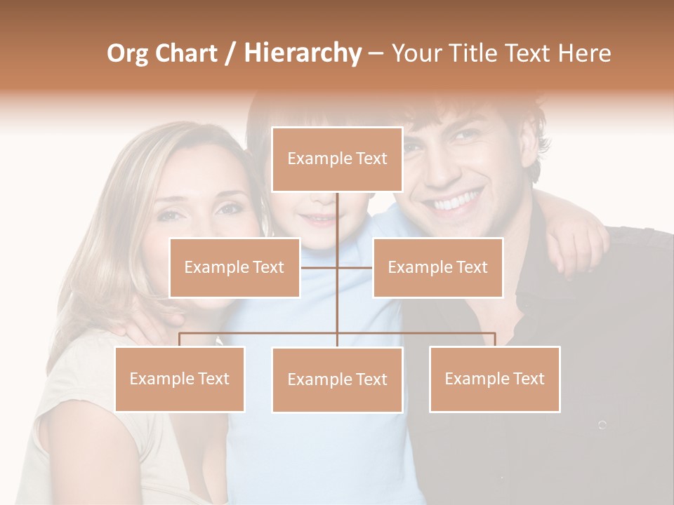 Years Isolated Family Happy PowerPoint Template