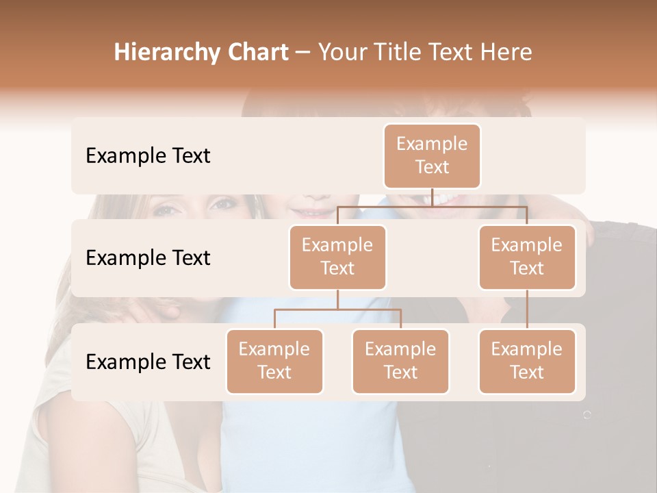 Years Isolated Family Happy PowerPoint Template