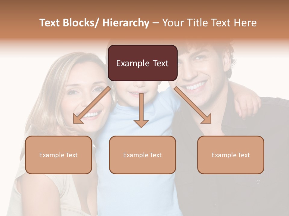 Years Isolated Family Happy PowerPoint Template