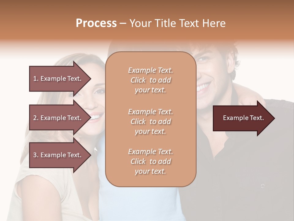 Years Isolated Family Happy PowerPoint Template