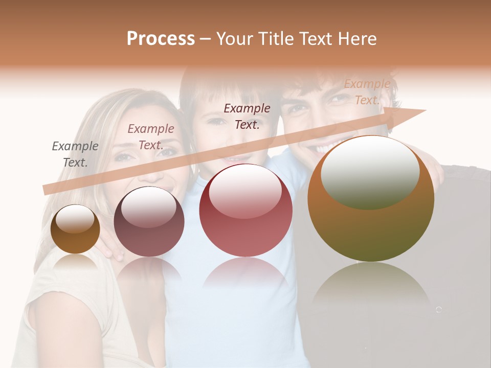 Years Isolated Family Happy PowerPoint Template