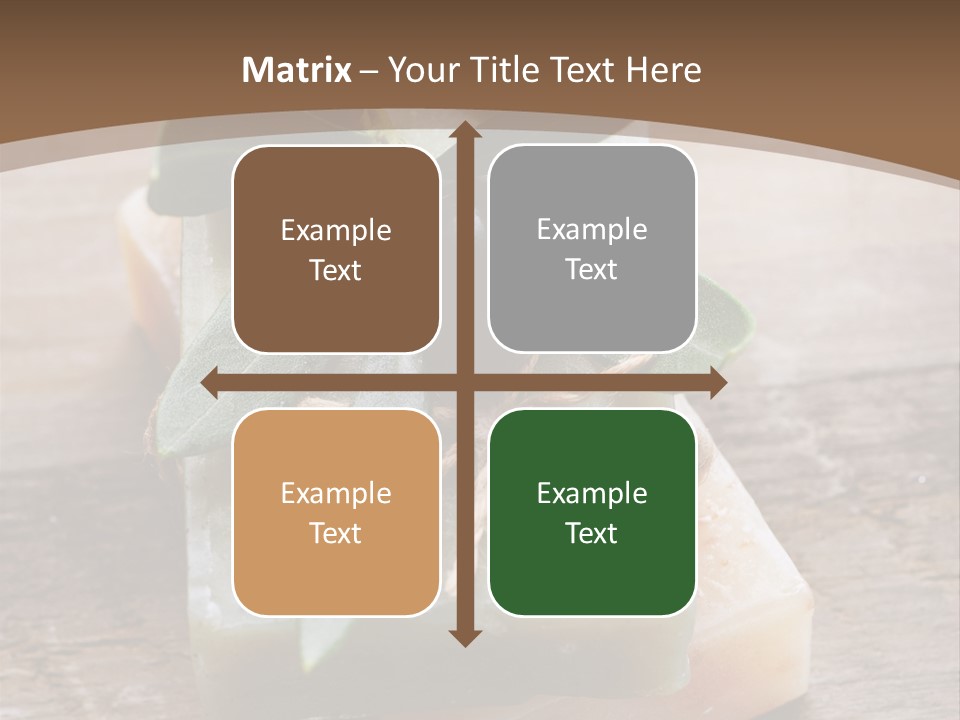 Cosmetics Care Leaves PowerPoint Template