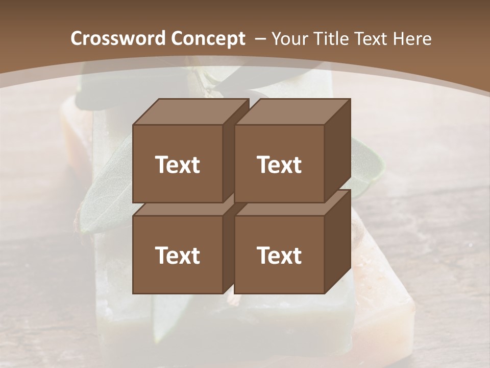 Cosmetics Care Leaves PowerPoint Template