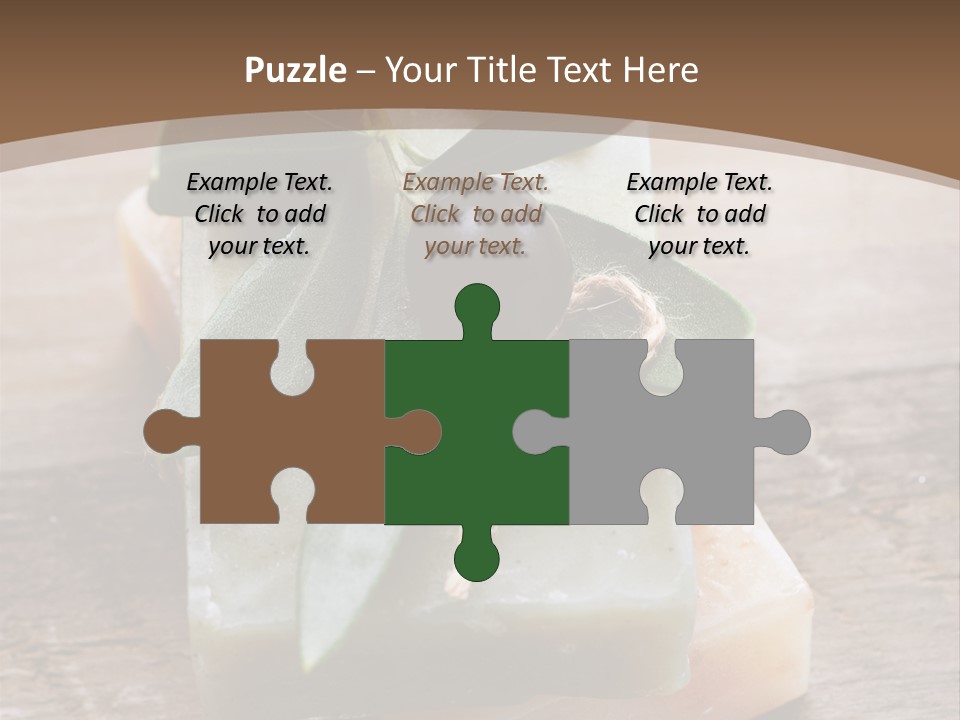 Cosmetics Care Leaves PowerPoint Template