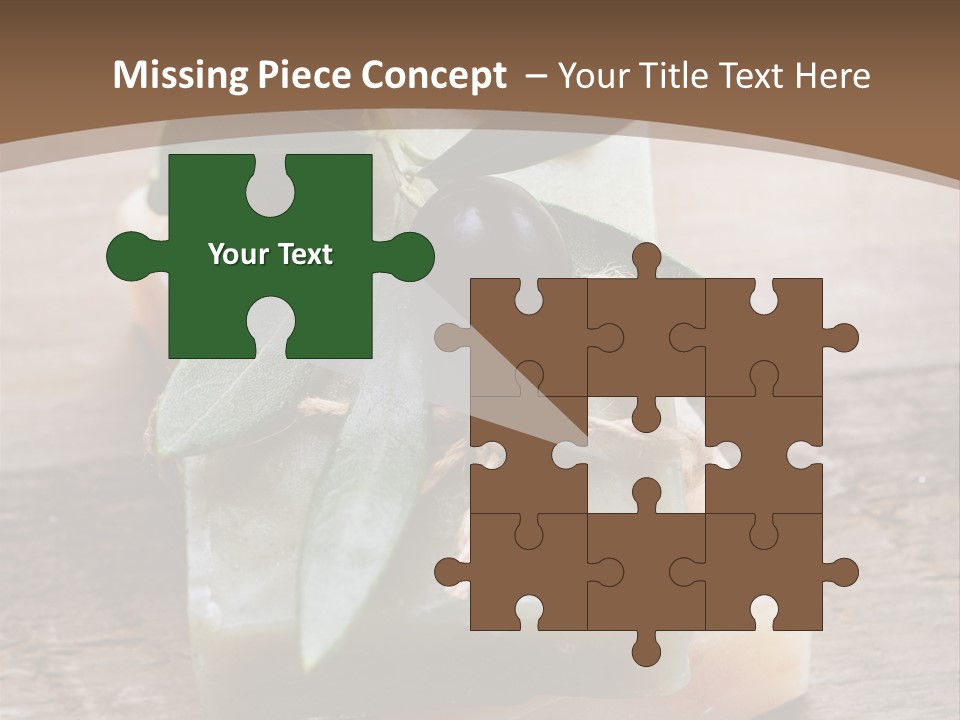 Cosmetics Care Leaves PowerPoint Template