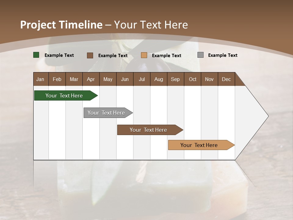 Cosmetics Care Leaves PowerPoint Template