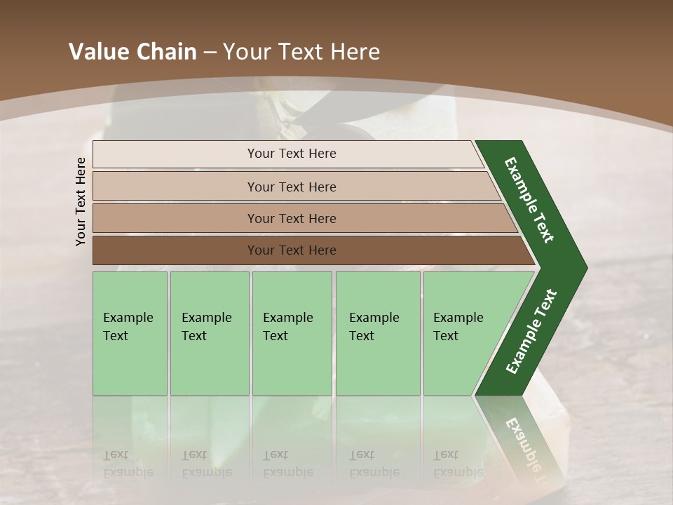 Cosmetics Care Leaves PowerPoint Template