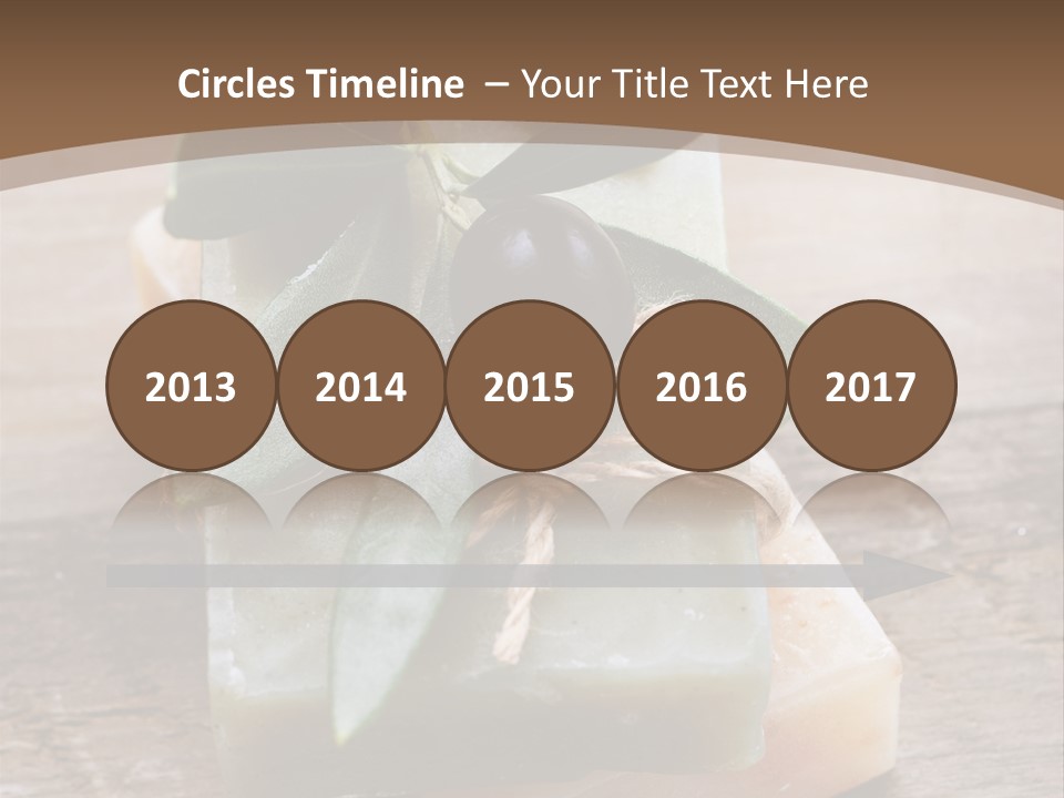 Cosmetics Care Leaves PowerPoint Template