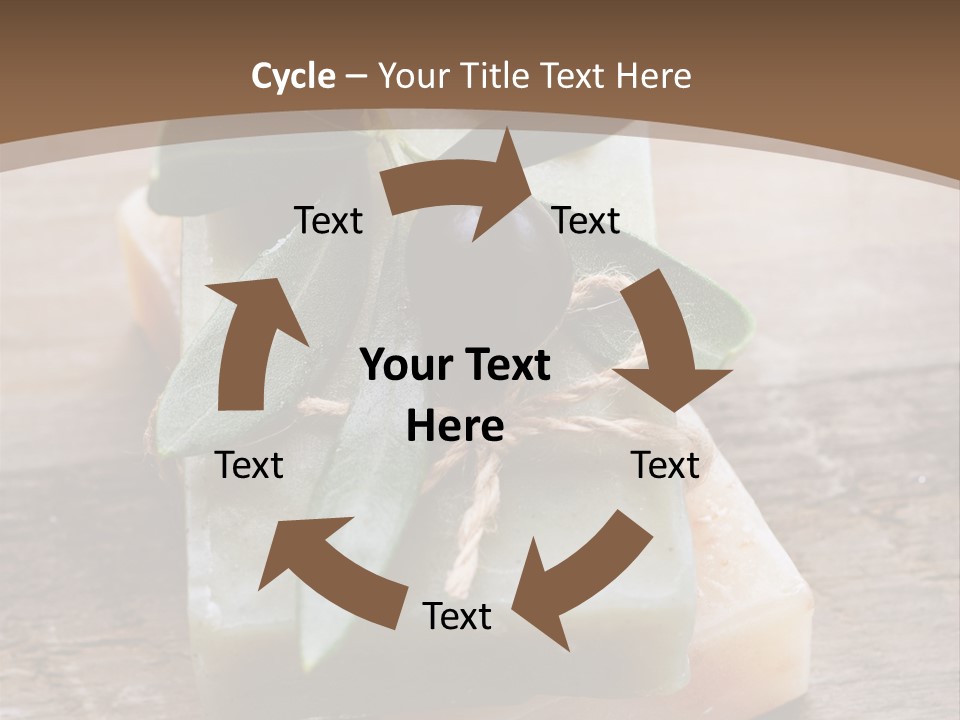 Cosmetics Care Leaves PowerPoint Template