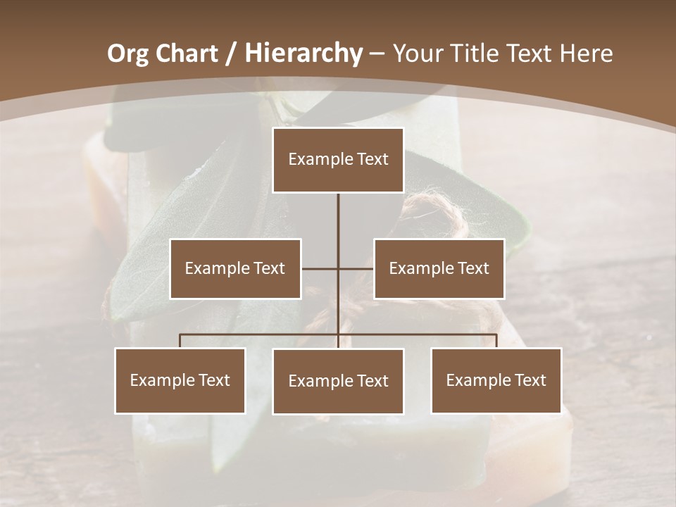 Cosmetics Care Leaves PowerPoint Template