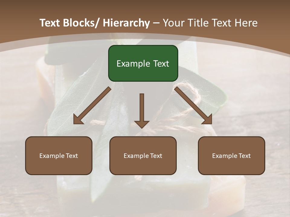 Cosmetics Care Leaves PowerPoint Template