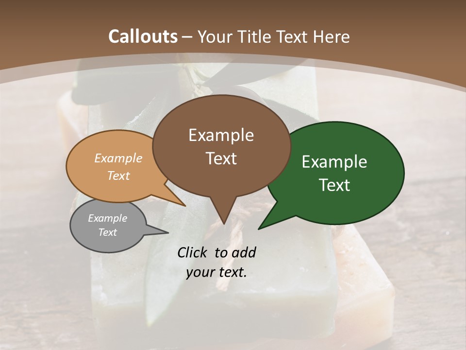 Cosmetics Care Leaves PowerPoint Template