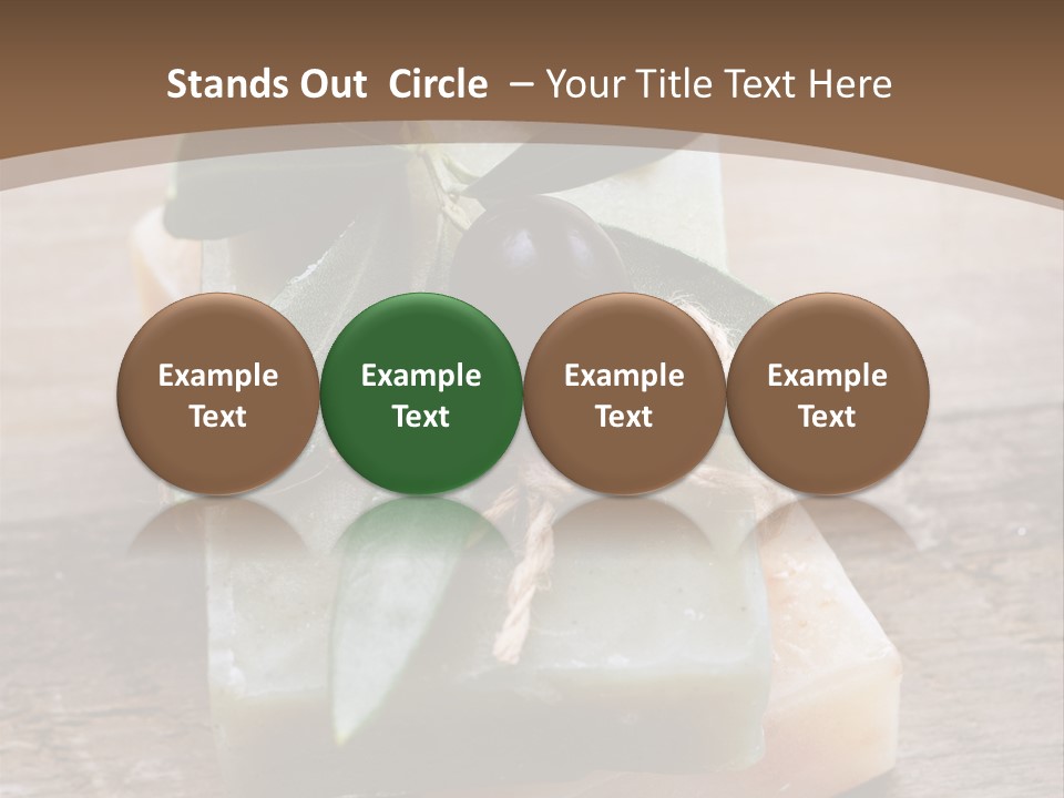 Cosmetics Care Leaves PowerPoint Template