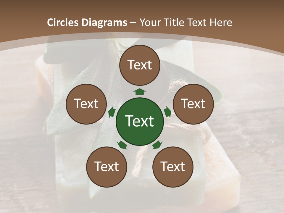 Cosmetics Care Leaves PowerPoint Template