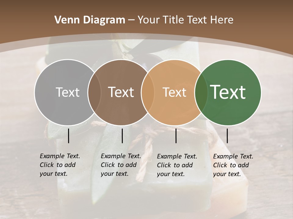 Cosmetics Care Leaves PowerPoint Template