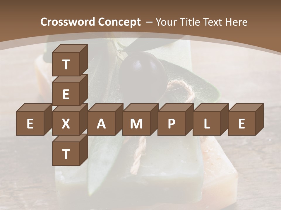 Cosmetics Care Leaves PowerPoint Template