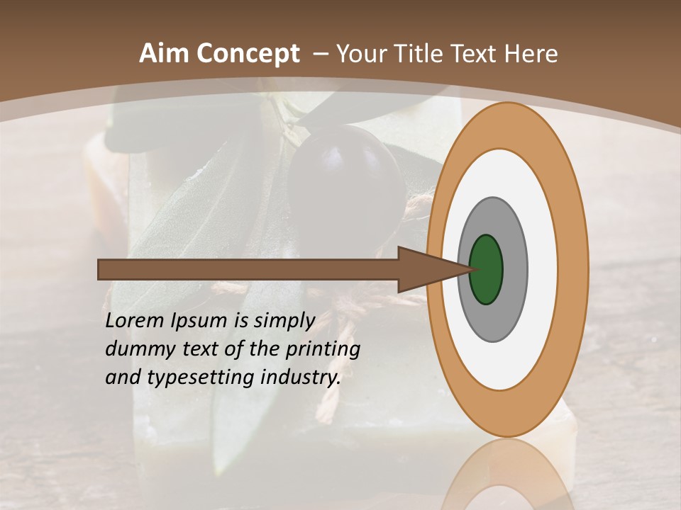 Cosmetics Care Leaves PowerPoint Template