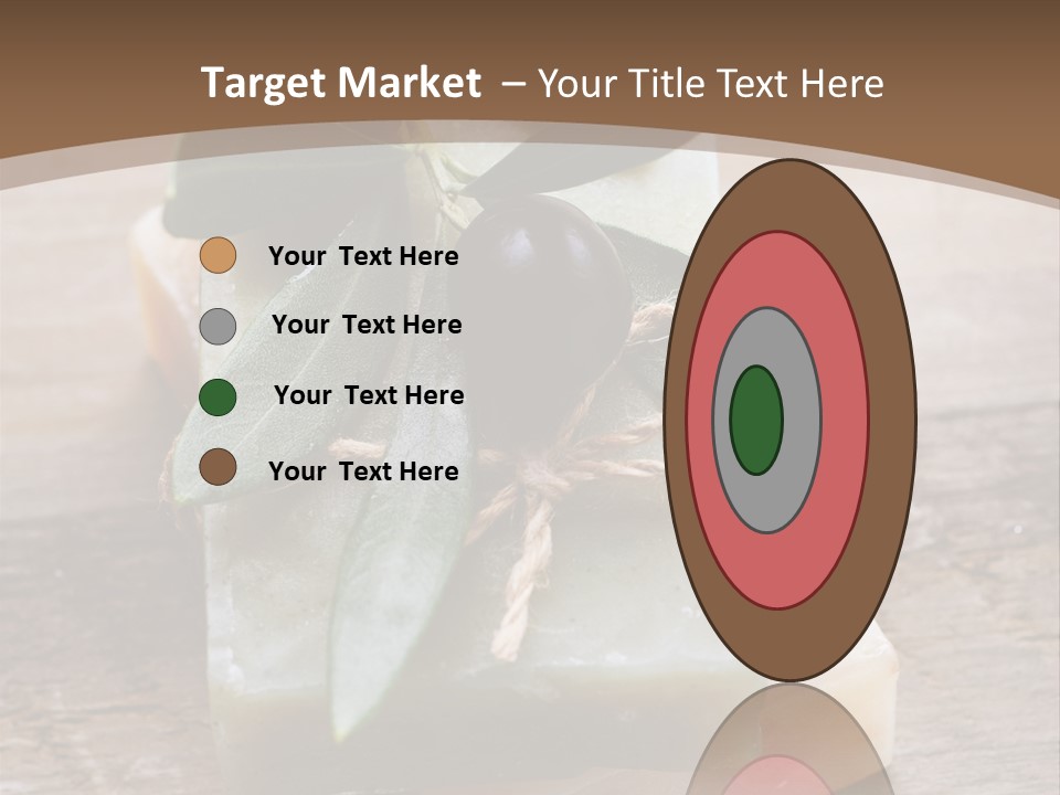 Cosmetics Care Leaves PowerPoint Template