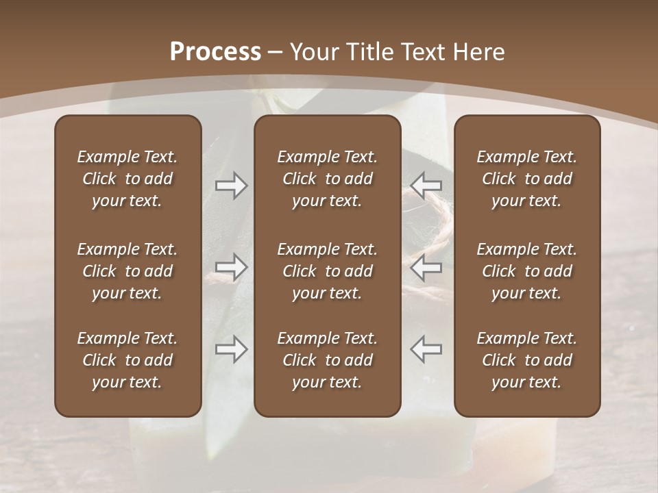 Cosmetics Care Leaves PowerPoint Template