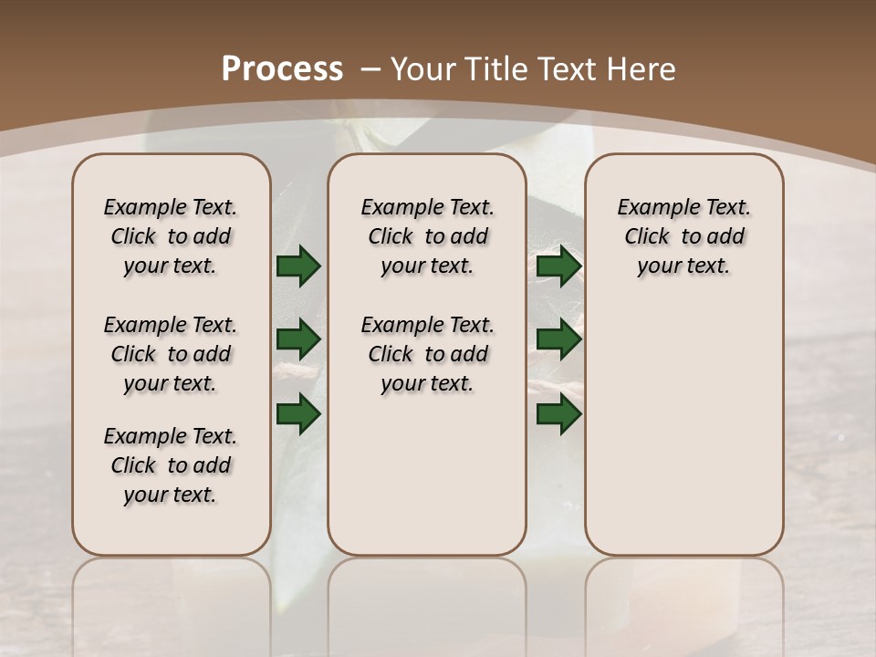 Cosmetics Care Leaves PowerPoint Template
