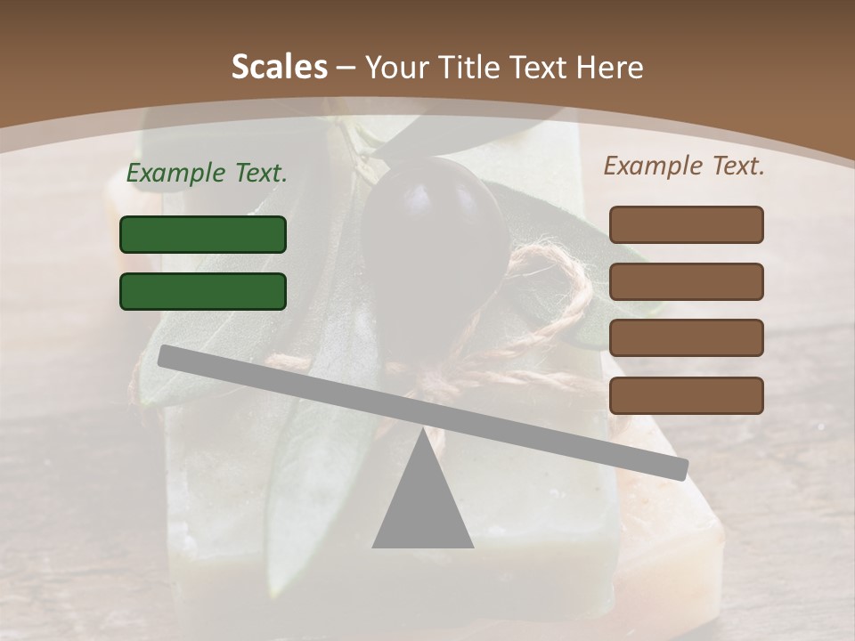 Cosmetics Care Leaves PowerPoint Template