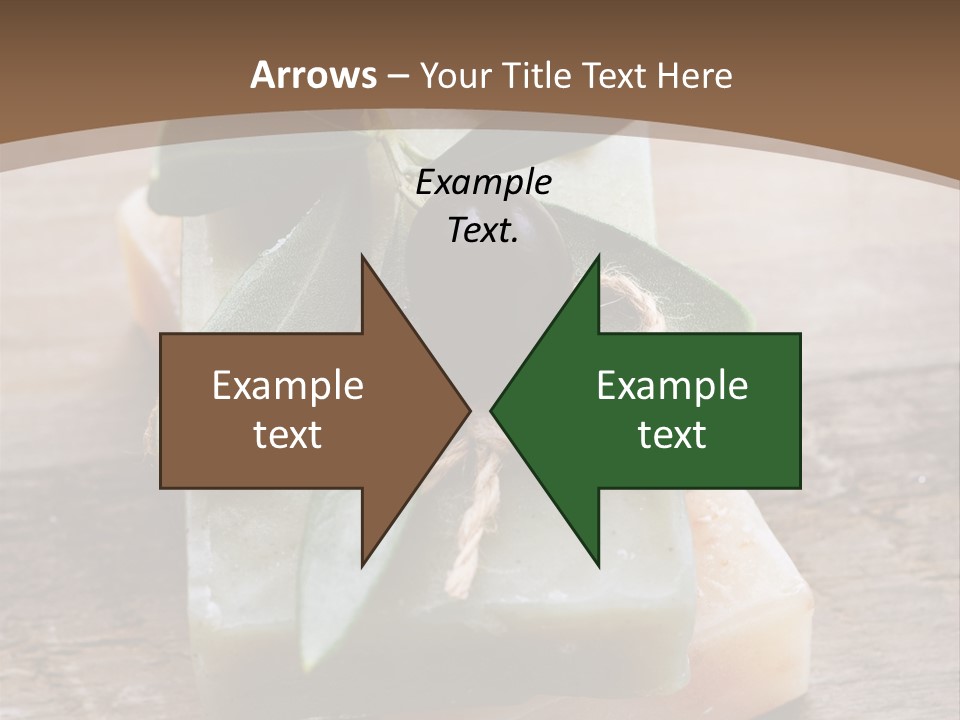 Cosmetics Care Leaves PowerPoint Template