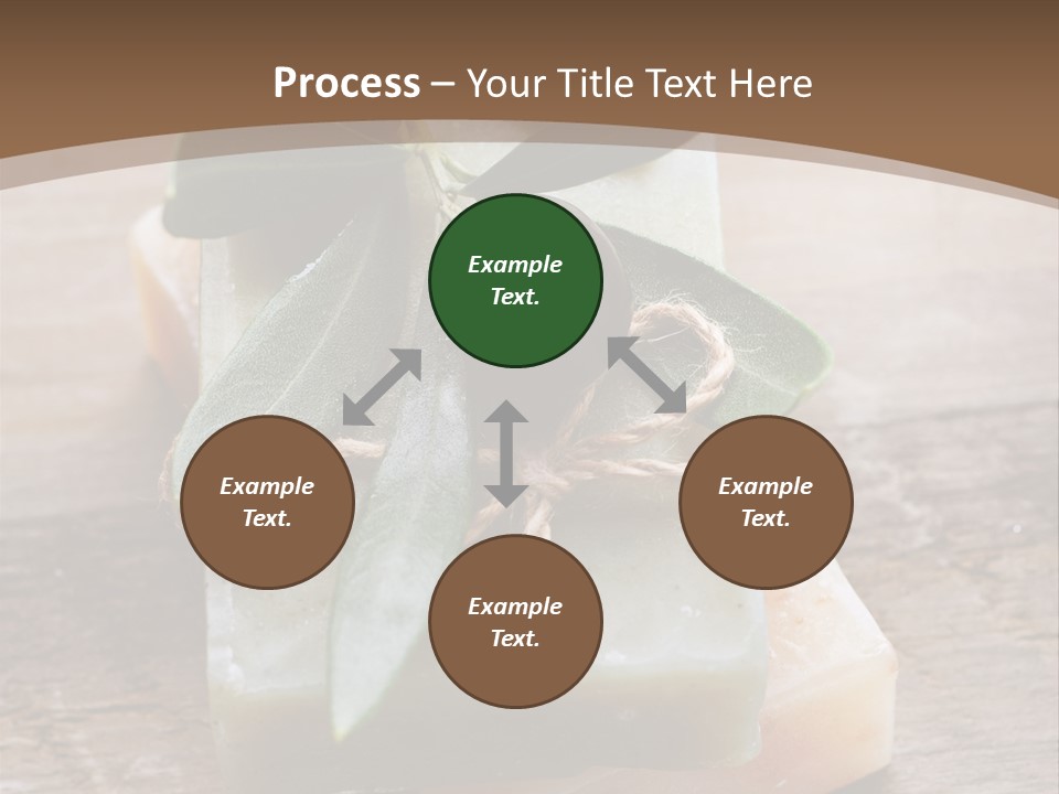 Cosmetics Care Leaves PowerPoint Template