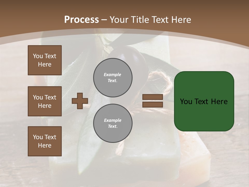Cosmetics Care Leaves PowerPoint Template
