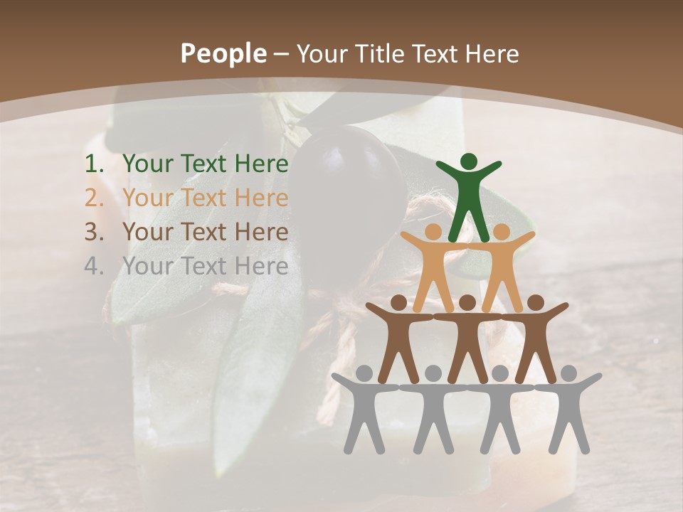 Cosmetics Care Leaves PowerPoint Template