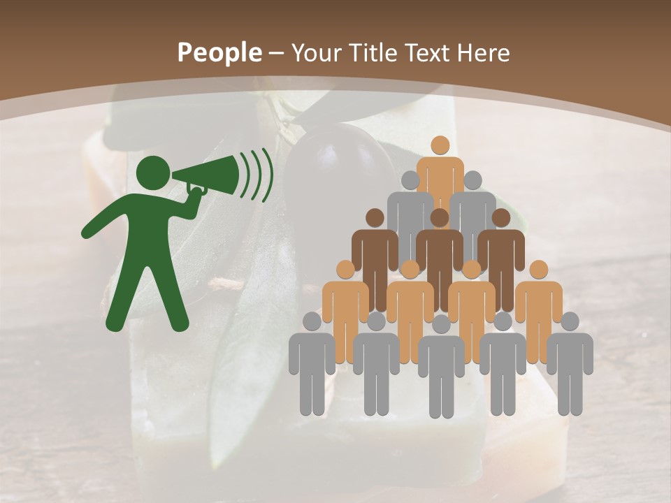 Cosmetics Care Leaves PowerPoint Template