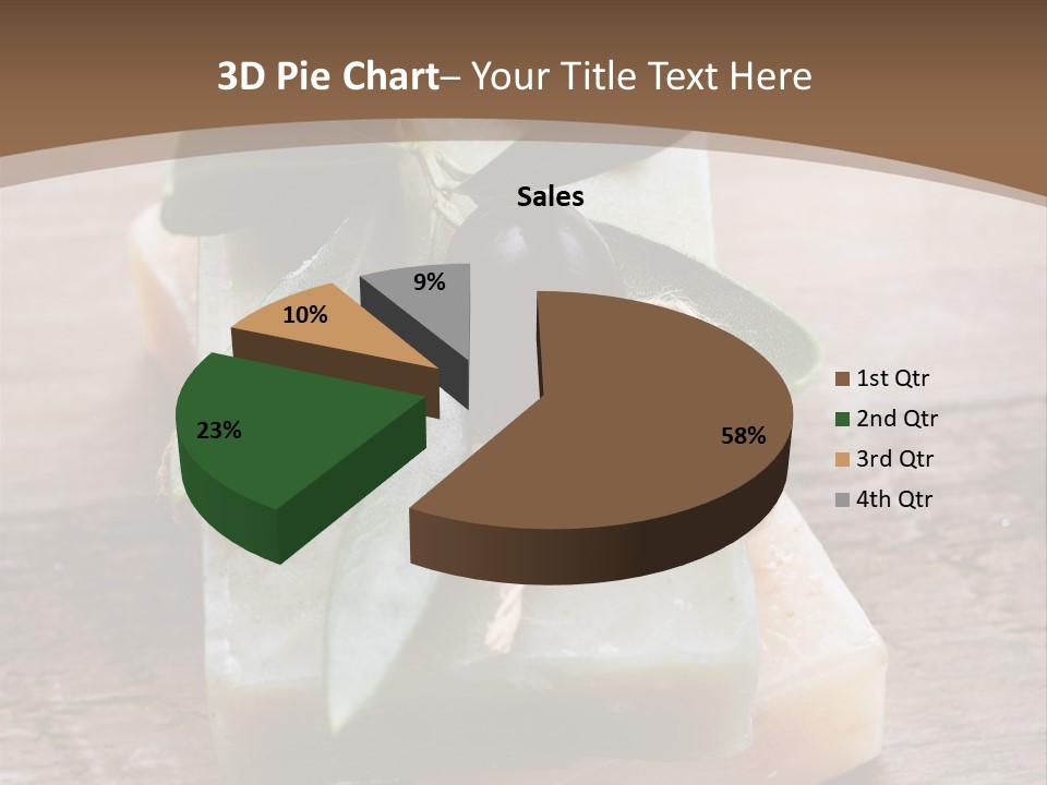 Cosmetics Care Leaves PowerPoint Template